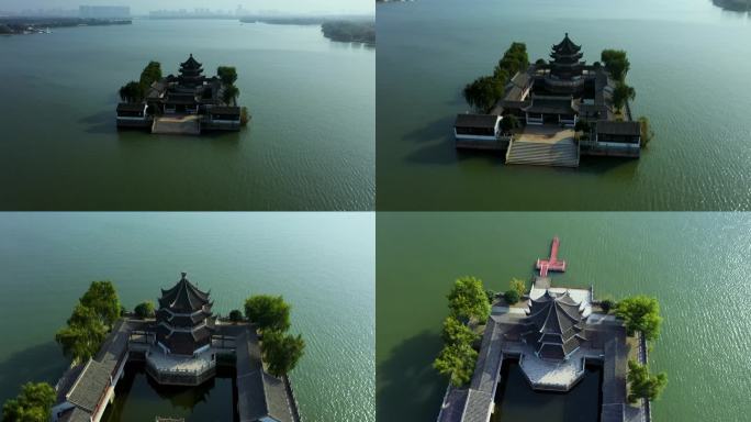 苏州石湖景区天镜阁