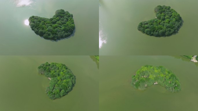 【原创】5K绿岛湖中心岛爱心岛航拍