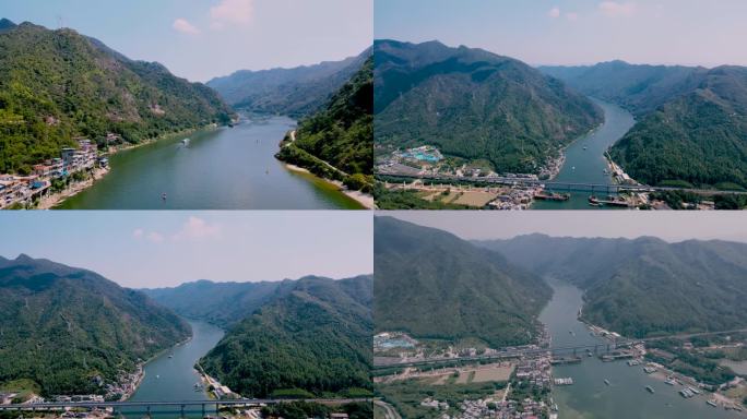 清远山峡 高铁 风景 旅游 景色 风格