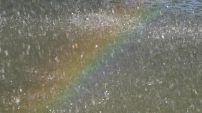 水中彩虹