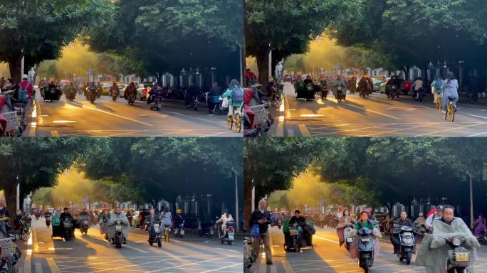 人间烟火-路间行人