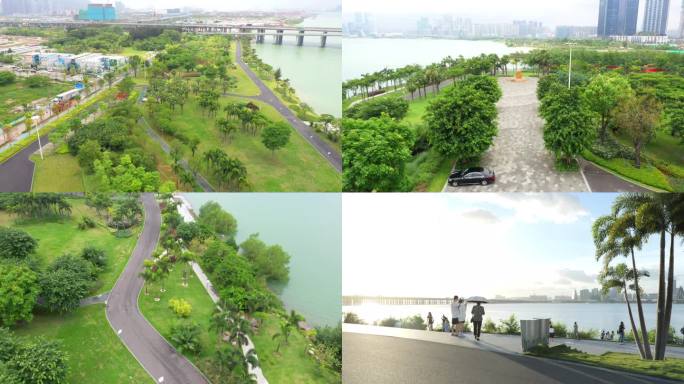 2020深圳前海石公园4K航拍城市印象