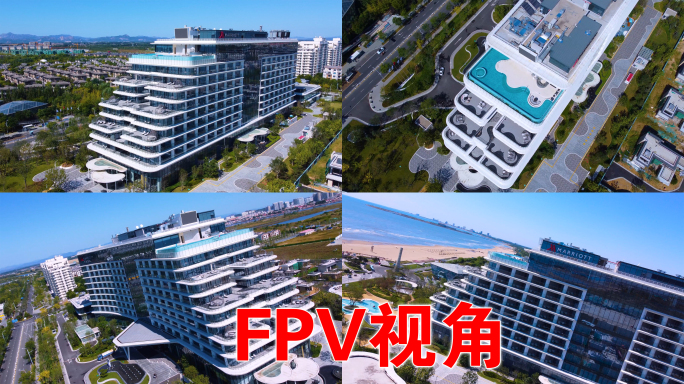 FPV航拍万豪酒店