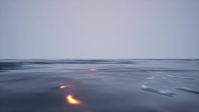 【4K空间场景】海面海水波纹简约创意背景