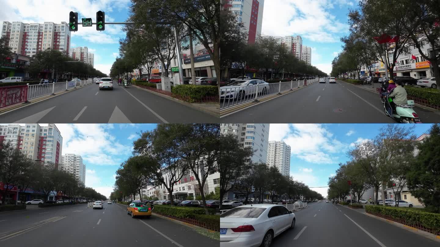 城市道路开车第一视角  记录仪视角