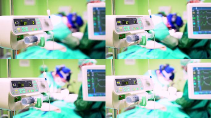 生命体征监测仪手术室病床病房心电图宣传