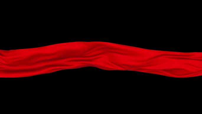18元红布料红绸子红飘带飘动包装透明元素