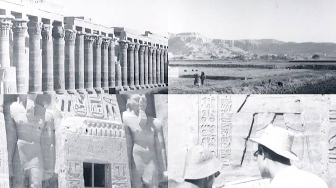 60年代70年代尼罗河神庙修复修缮