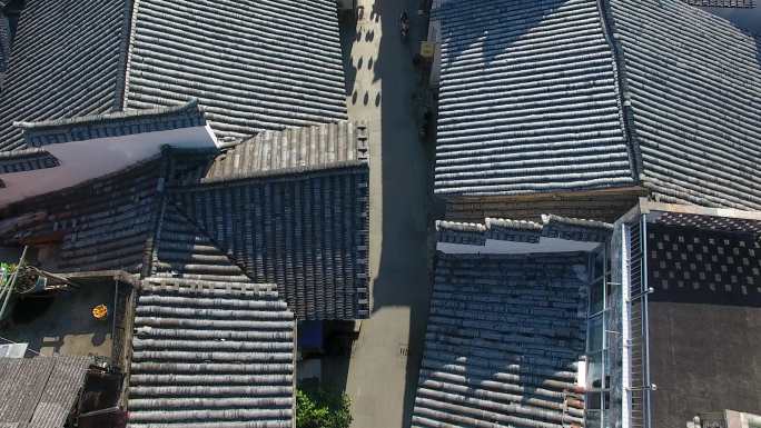 【原创】航拍农村古建筑瓦房顶