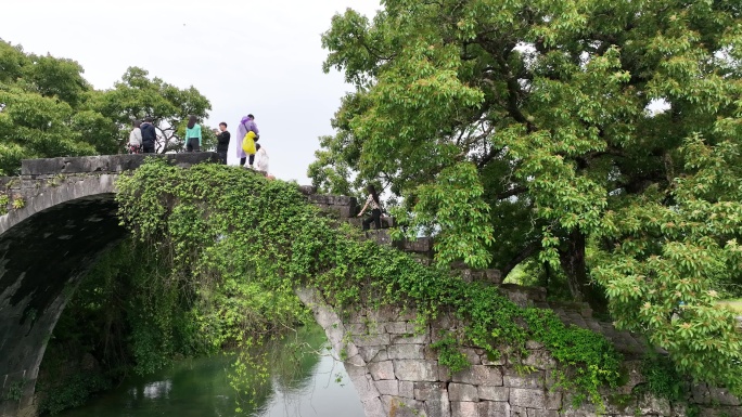 桂林山水遇龙河富里桥航拍17