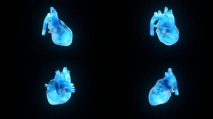 科技感心脏跳动动画C4D工程