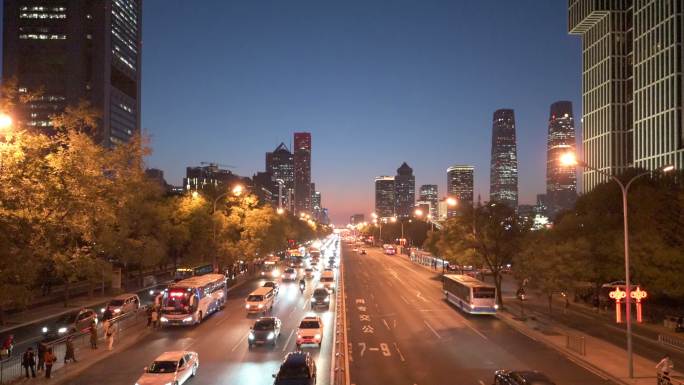 【原创】北京国贸CBD国贸桥东三环夜景