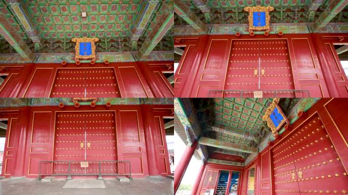 北京天坛公园祈年殿祈年门