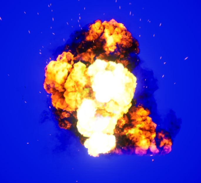 大型爆炸E（4k_带alpha通道）