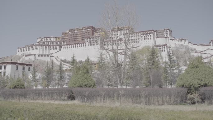 西藏拉萨布达拉宫4k原视频