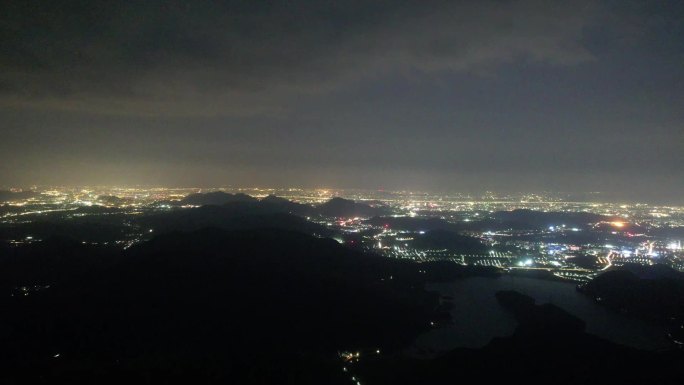 台州温岭大溪夜景航拍DJI_0462