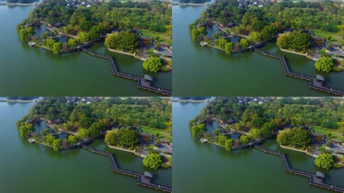 苏州石湖景区天镜阁