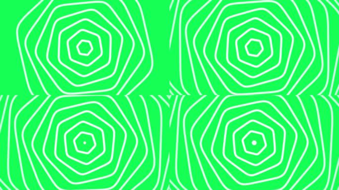 催眠螺旋4k背景催眠螺旋循环绿幕抠像波纹