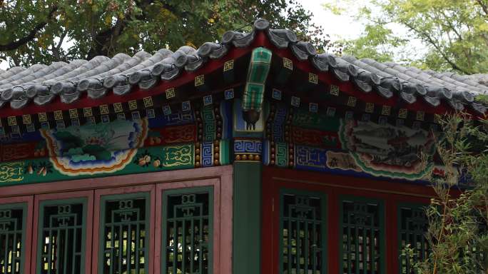 古代风格门楼古代建筑古色古香北京特色