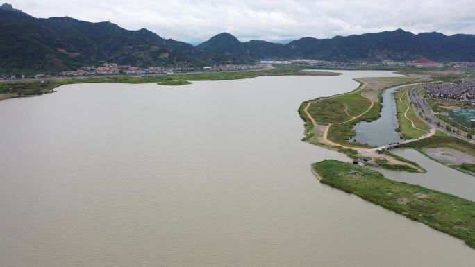 台州飞龙湖航拍视频