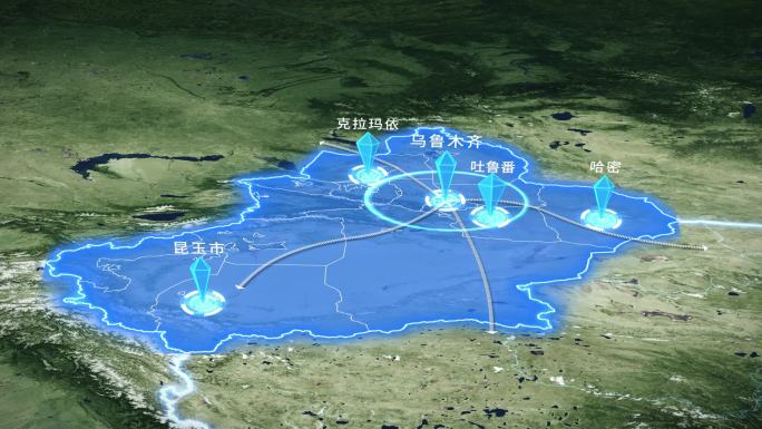 新疆乌鲁木齐科技地图辐射全国