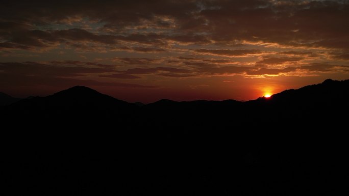 夕阳黄昏落日余晖霞光漫天