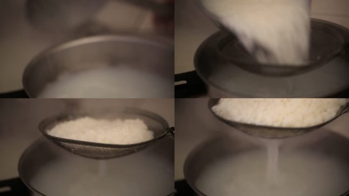 洗大米