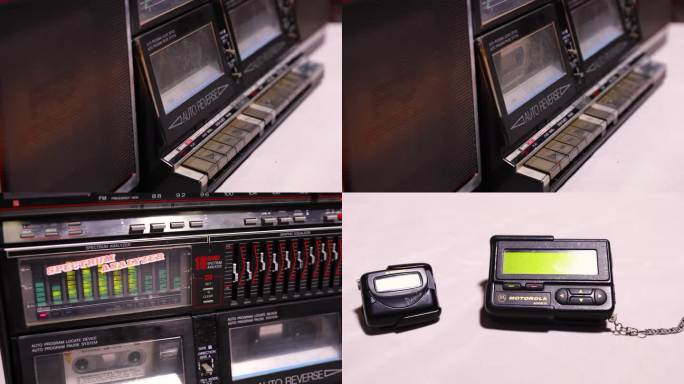 708090年代怀旧BP机老式录音机