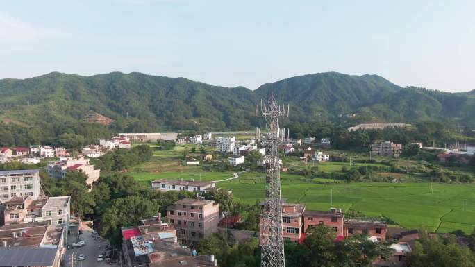 5G通信技术开发，农村网络信号基站