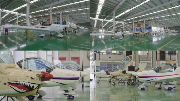 山河通航国产轻型运动型飞机国产飞机展出