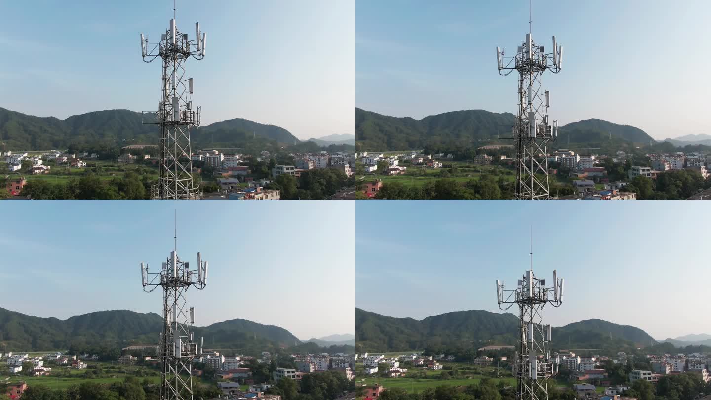 乡村手机通信5G信号塔
