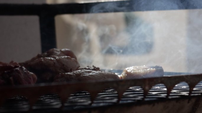 自制烧烤五花肉牛油美食