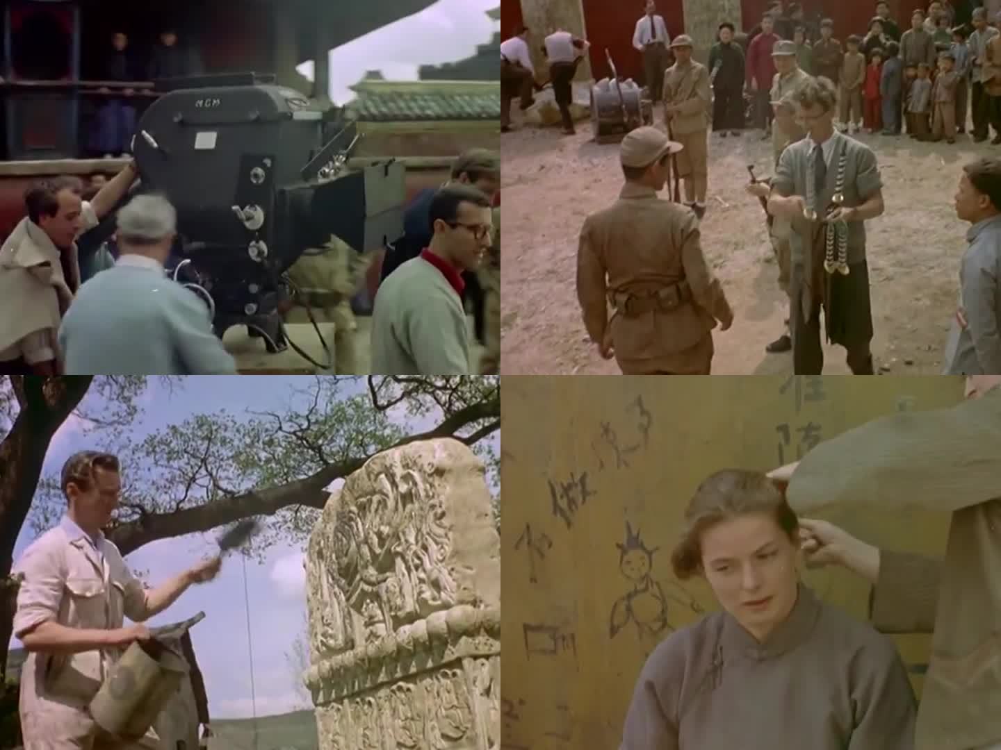 50年代电影拍摄  拍摄中国题材电影