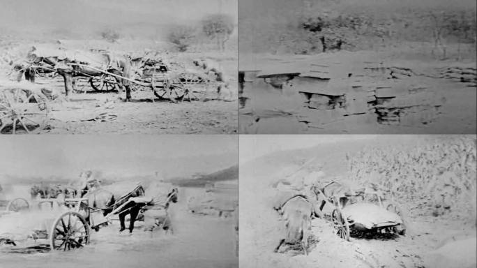 1904年日军骡马运输车队