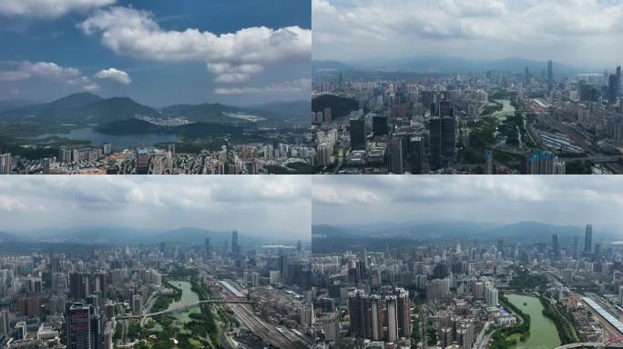深圳城市地产罗湖全景照片