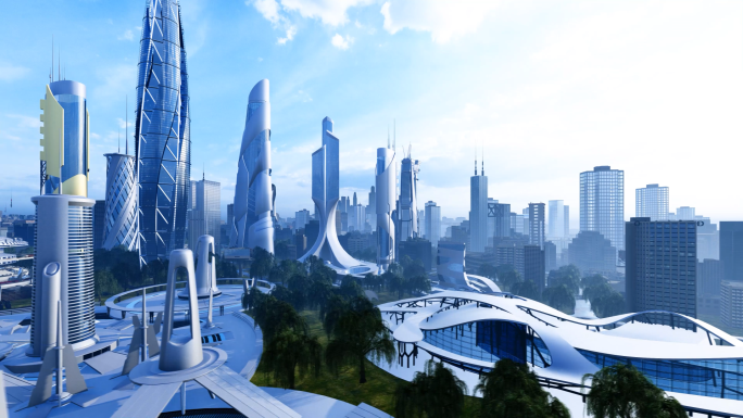 4k科幻科技未来之城合集