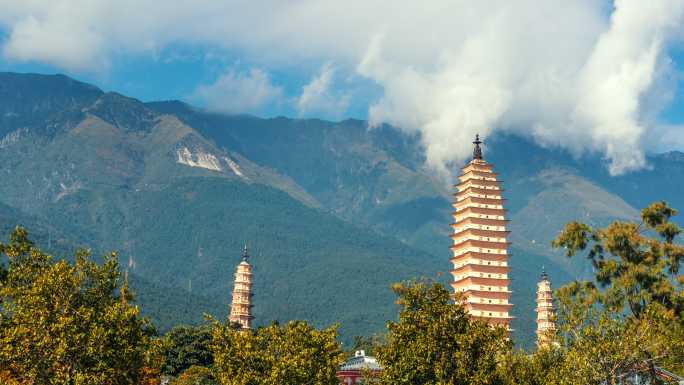 大理三塔 崇圣寺 大理旅游