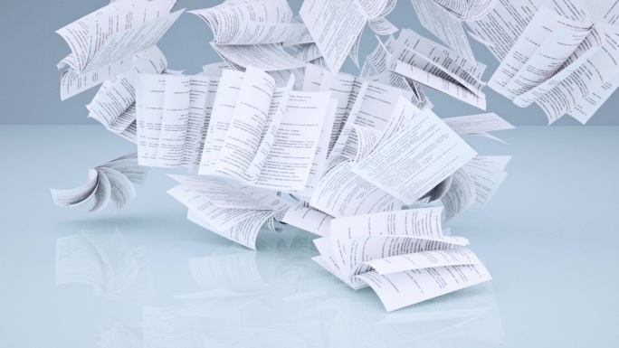 书本掉落_合成视频素材