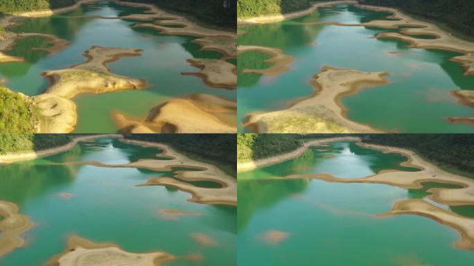 4K航拍隆安更望湖