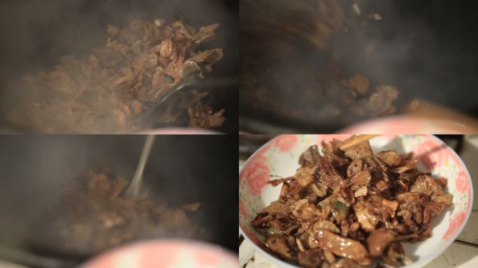 菌菇炒肉