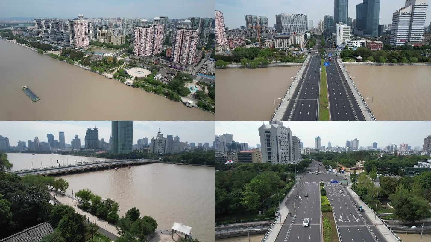 2022 宁波 余姚江 解放桥 航拍