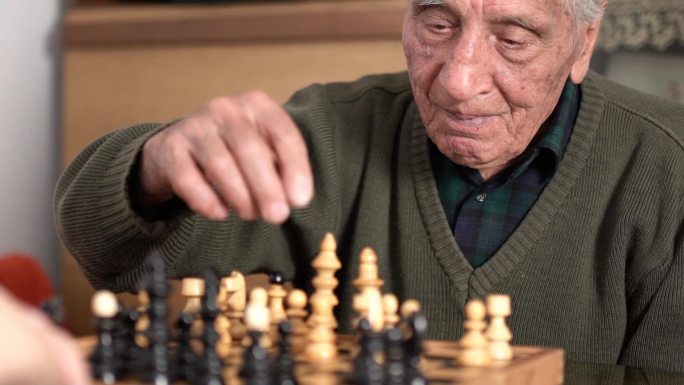 下棋的老人棋局