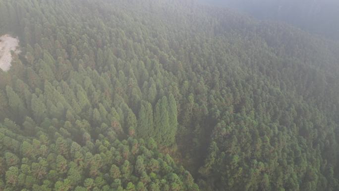 4k拍摄 飞越明月山