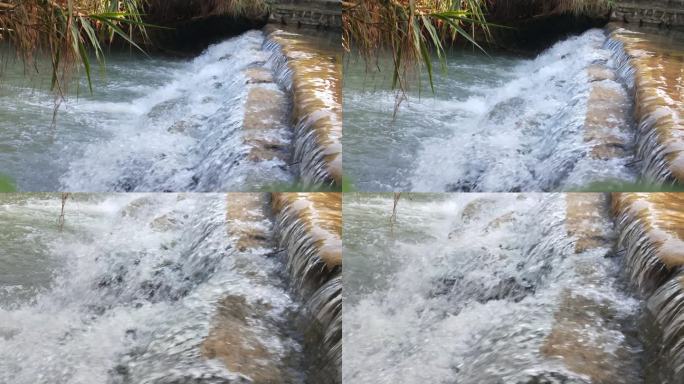 高清实拍大自然清澈水流