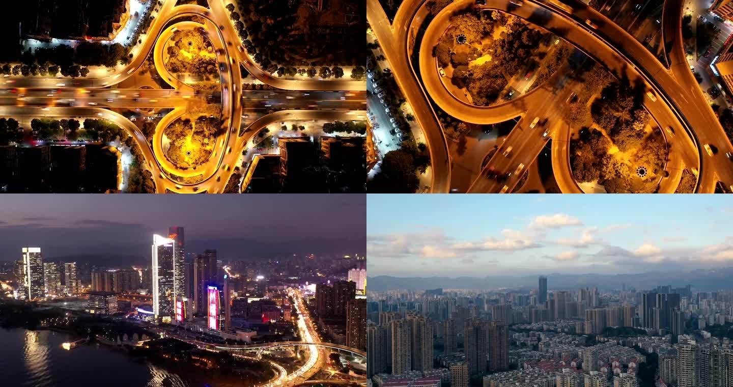 4K福州航拍延时