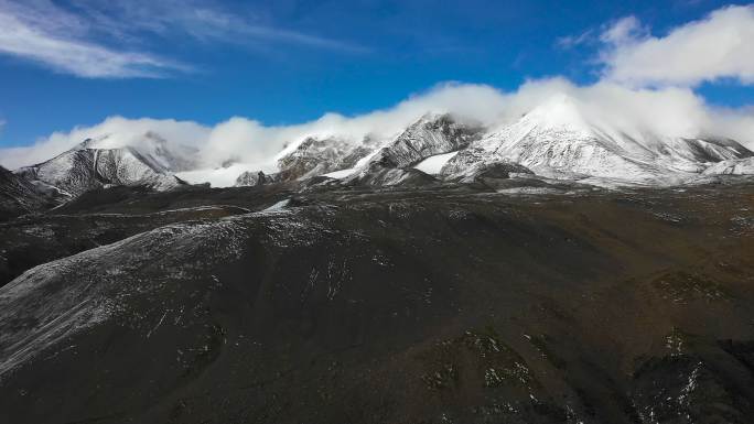 RT/西藏高原岗石卡雪盖山