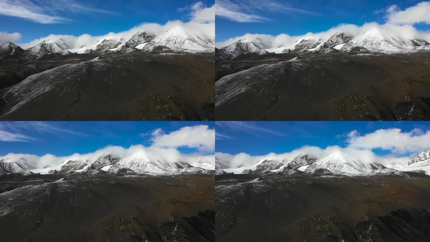 RT/西藏高原岗石卡雪盖山