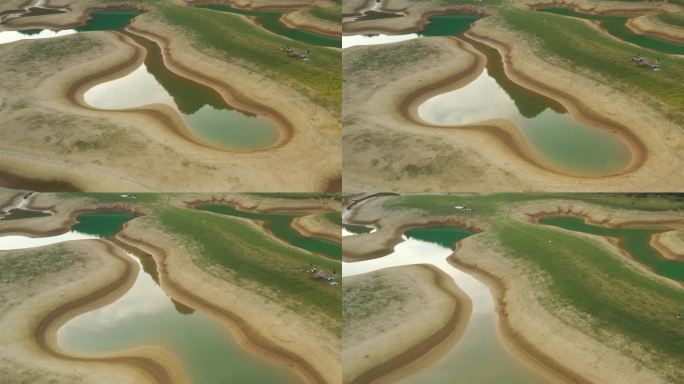 4K航拍隆安更望湖