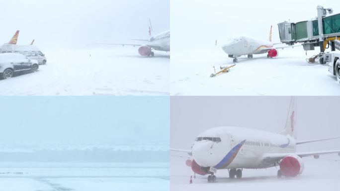 机场 飞机除雪