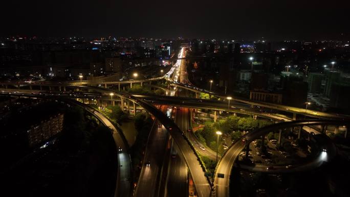 立交  延伸 夜景